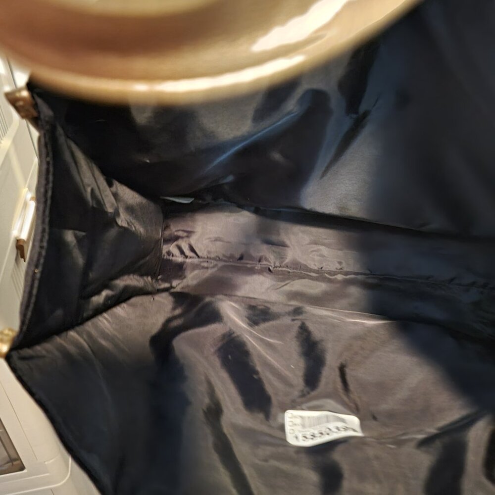 NWOT Jimmy Choo Parfums Black & Metallic Gold Shimmery Tote Bag - Picture 13 of 15
